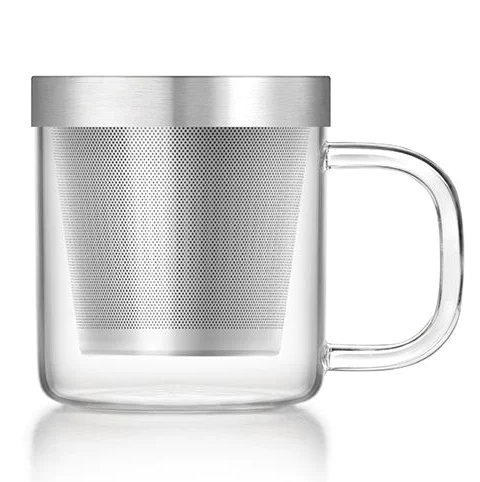 Samadoyo Glass and Stainless Steel Infuser Cup - 12oz