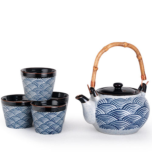 Waves of Good Luck Tea Set - 27oz