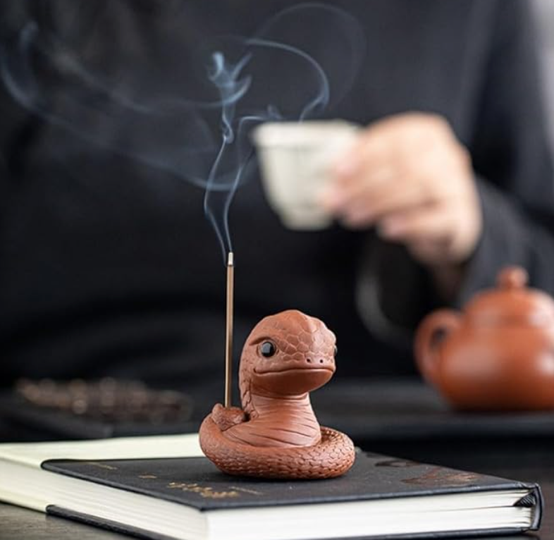 Baby Snake Tea Pet &  Incense Holder