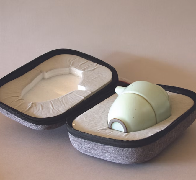 Roamer's Remedy Travel Gaiwan Set w/ Case - Light Blue