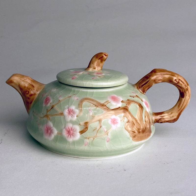 Plum Tea Set with Cups - 8oz