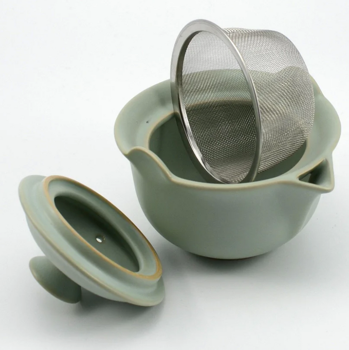 Gaiwan with strainer - Ruyao - Green