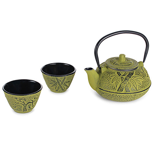 Chaniwa Green Cast Iron Tea Set-22oz