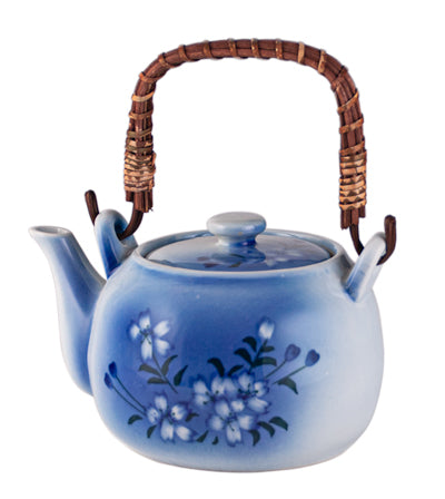 Shades of Blue Blossom Teapot - 25oz