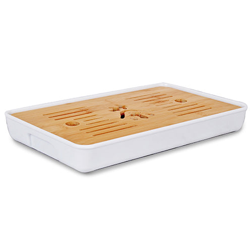 Tea Tray-Rectangle-"Cha"