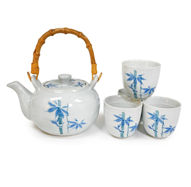 Bamboo Azure Tea Set - 25 oz