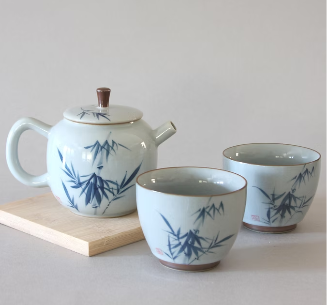 Bamboo Mist Tea Set