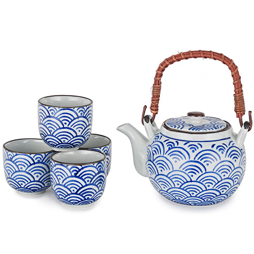 Blue Wave Tea Set - 22oz