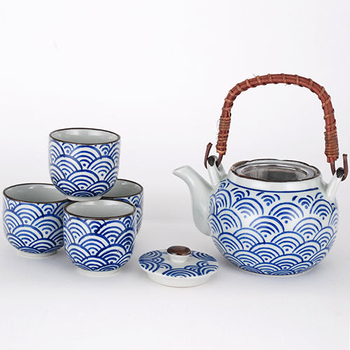 Blue Wave Tea Set - 22oz