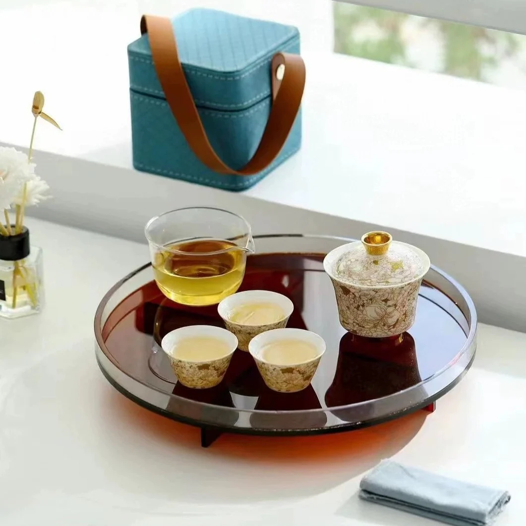 Golden Garden Gaiwan Travel Set