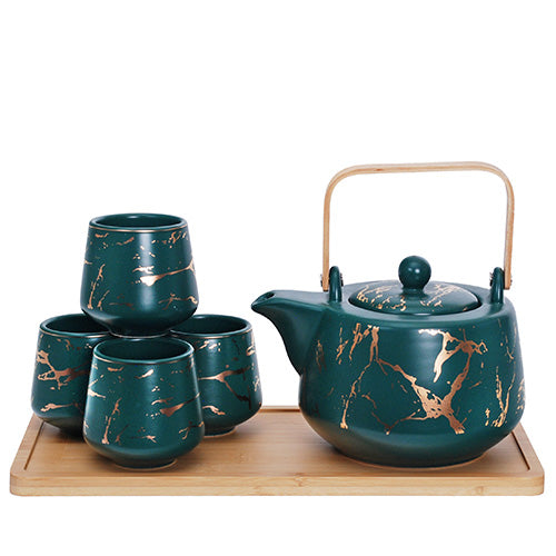 Paint Splatter Tea Set w/ Tray-37oz