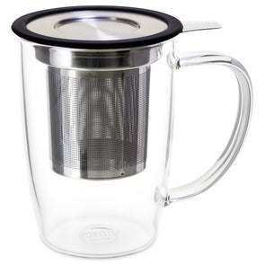 FORLIFE NewLeaf Glass Tea Mug 16oz