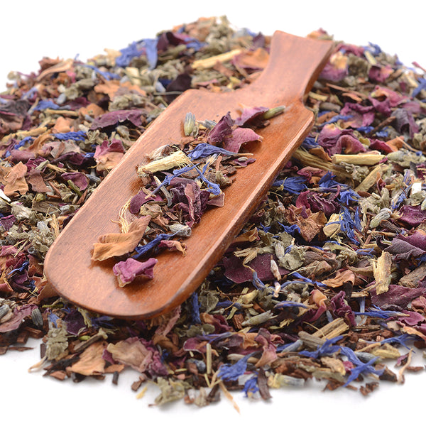 Herbal Tea Blend for Sale: Santosha Tea | Happy Lucky's Teahouse
