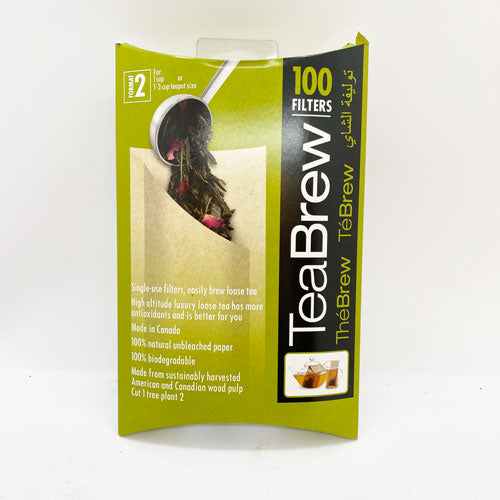 TeaBrew#2 Filter-100 pack